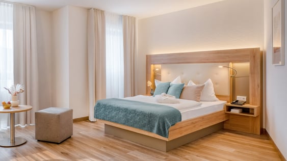 Komfortzimmer in der vita nova klinik in Bad Salzuflen