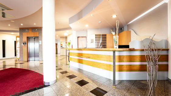 Eingangshalle der vita nova kliniken in Bad Salzuflen