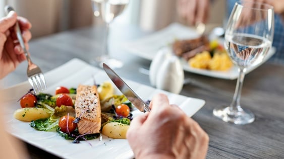 Mittagessen in der vita nova Klinik in Bad Salzuflen