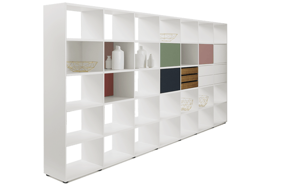 office shelves basic view