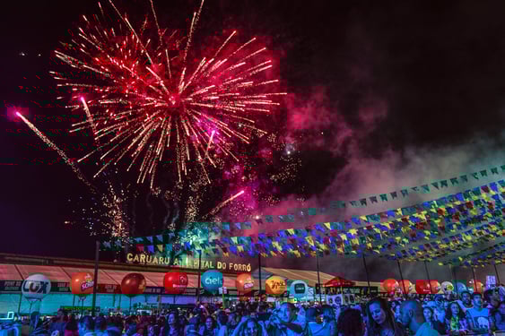 caruaru, fireworks, st. john's day, são joão, caruaru, headquarters of forró, brazil, party, show, arena luiz gonzaga, firecrackers