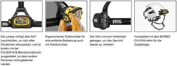 Petzl Duo S LED Headlight Produktmerkmale. Jetzt die Beste LED-Kopflampe günstig online kaufen!