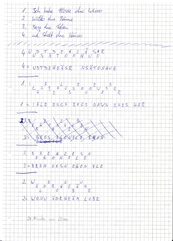 Das Tor Rätsel - Lösung nach dem Gartenzaunprinzip