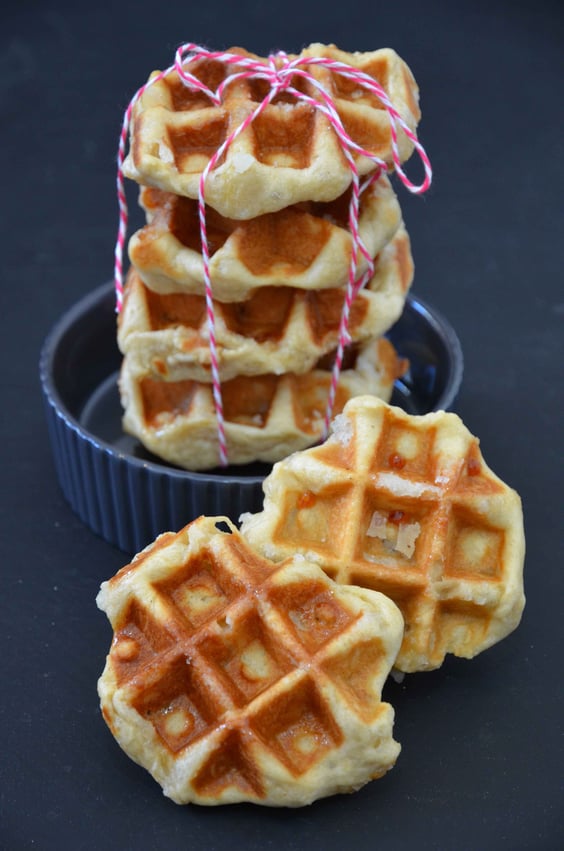 Vegane Belgische/Lütticher Waffeln