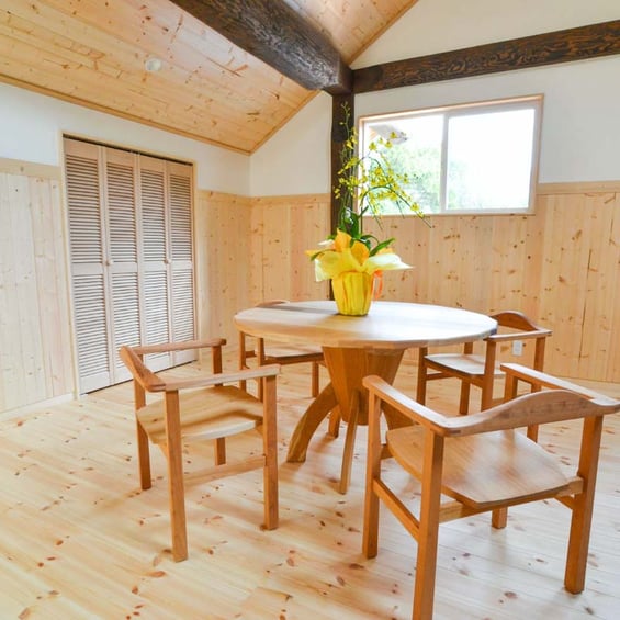 2階は吹き抜けのリビング