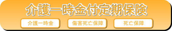 介護一時金付定期保険