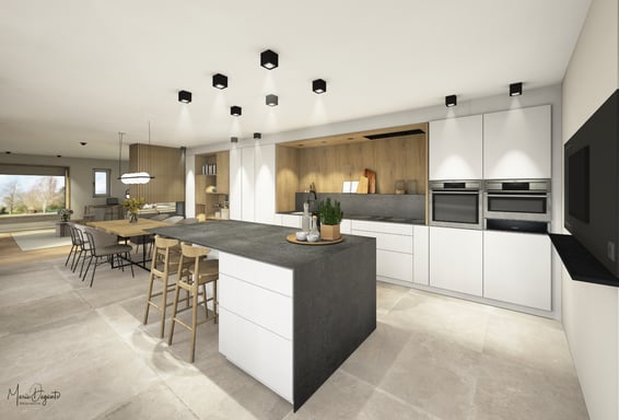 Appartement en Province de Liège par l'agence de Décoration Marie's Home