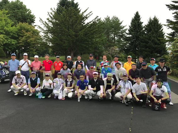 第5回J-REC北海道支部ゴルフコンペ　集合写真