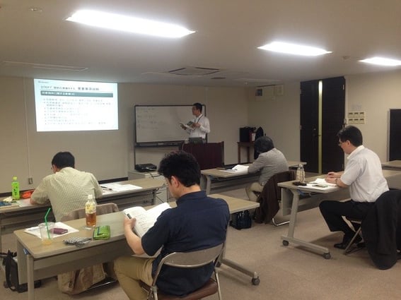 不動産実務検定1級の講習の様子　その1