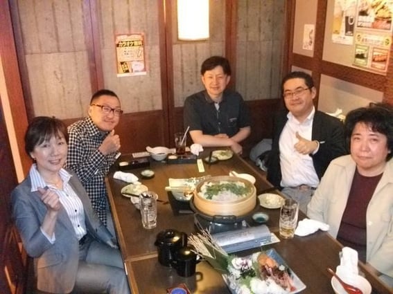 懇親会の様子　その1