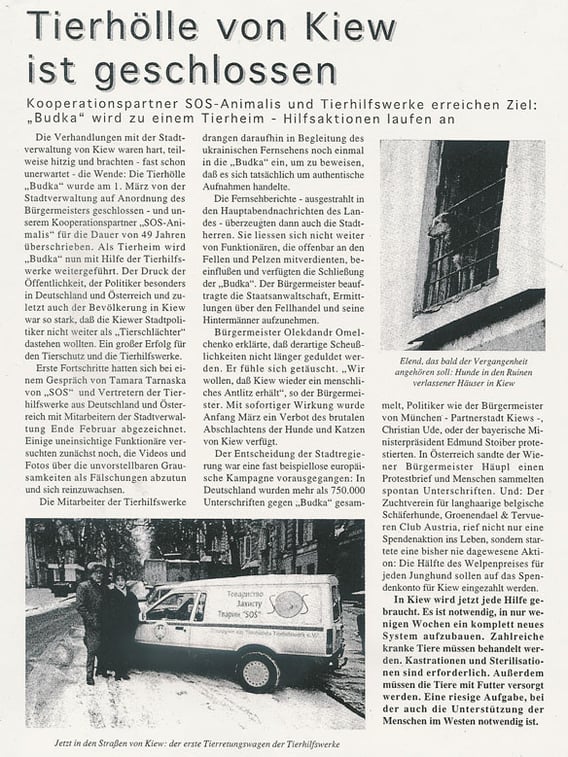 Tierhölle von Kiew ist geschlossen