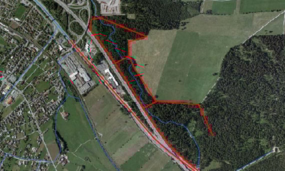 Hochwasserschutz an der Ill, Bludesch-Gais. - © VLK