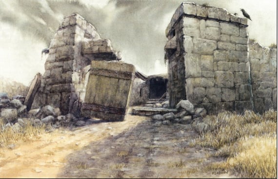 Verfallenes Haupttor