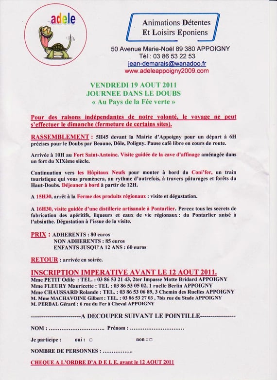 voyage dans le doubs 19 juillet