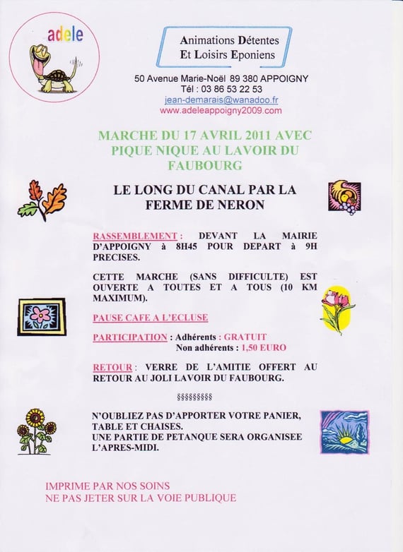 marche du 17 avril 2011