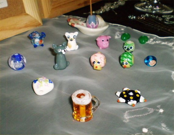 販売用作品：cat, snail, pig, beer…ユニークな作品も！