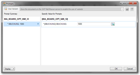 Analysis for Office Variants needs SAP NetWeaver 