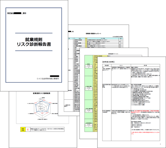 就業規則リスク診断報告書サンプル