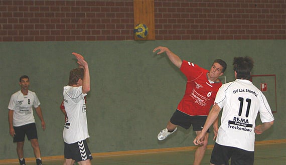 v.l.:Jörg Schulze, Dirk Steffens, Lucas Walter und Martin Prinz