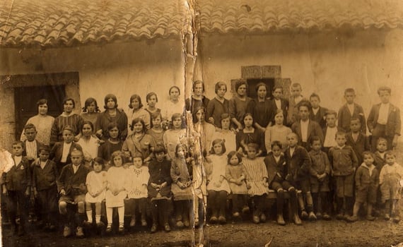 Alumnos de catecismo-1918 aprox.