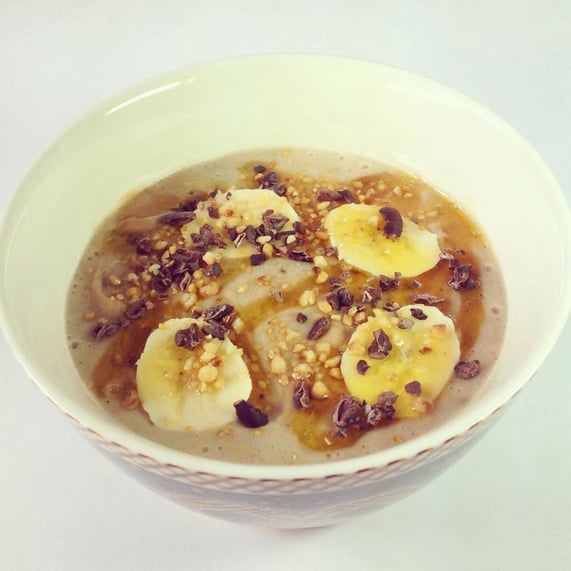 Ziemlich sättigend: Die Kombination aus Banane und Karamell.