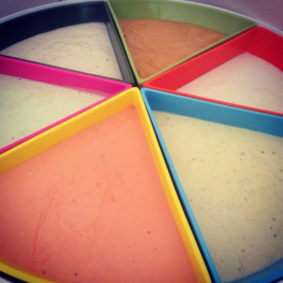 Bunte, vegane Mayonnaisen-Varianten