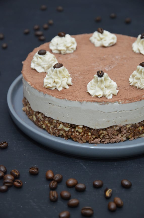 Tiramisu-Torte, vegan