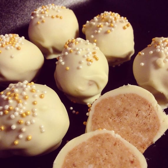 Erdnuss-Schneebälle, vegan