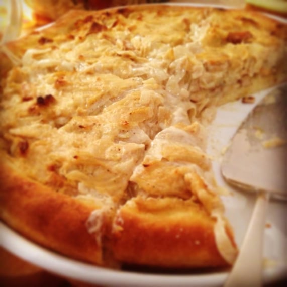 Veganer Zwiebelkuchen