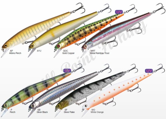 Stucki Fishing Snare 130mm Slow Sinking Wobbler - Color-Chart / Familiy