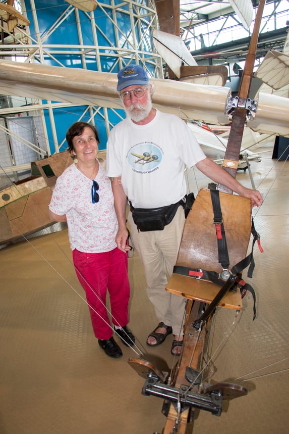 Chantal & Patrice au musée GPPA d'Angers. Copyright : ESPACE AIR PASSION