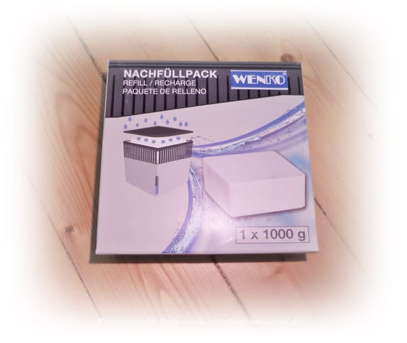 Nachfüllpack 1 kg für den WENKO Raumentfeuchter Cube