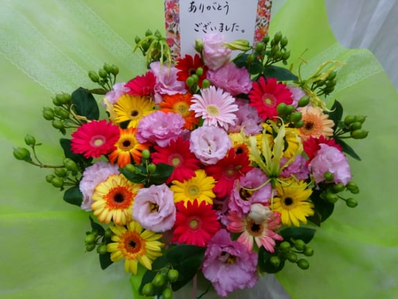 送別フラワーアレンジ