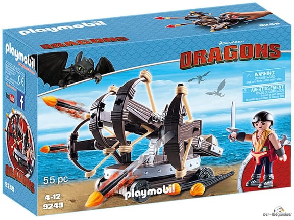Bei der Bestellung im Onlineshop der-Wegweiser erhalten Sie das Playmobil Paket 9249 "Eret mit 4-Schuss-Feuer-Balliste".