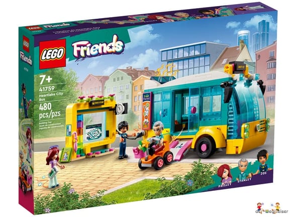 Bei der Bestellung im Onlineshop der-Wegweiser erhalten Sie das Lego Paket 41759 "City Stadtbus".