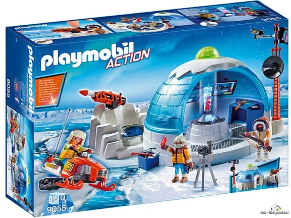 Bei der Bestellung im Onlineshop der-Wegweiser erhalten Sie das Playmobil Paket 9055 "Polar Ranger Hauptquartier".