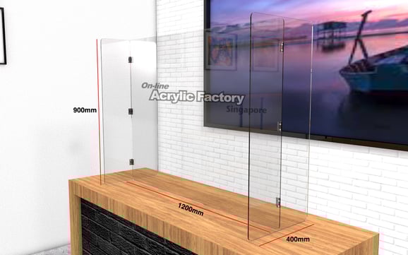 Acrylic shield Type2 size