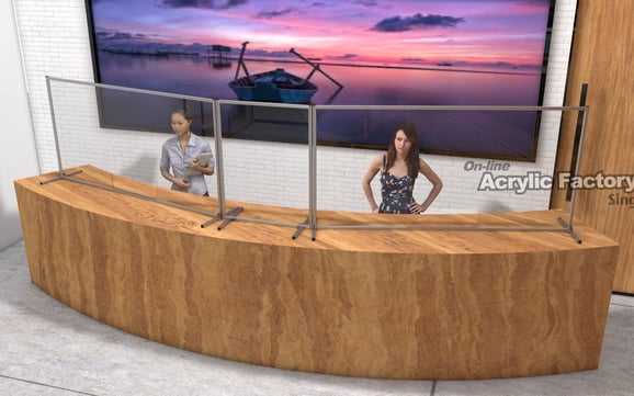 Acrylic partition Type19-3