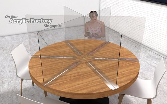 Acrylic shield Type8 6pax