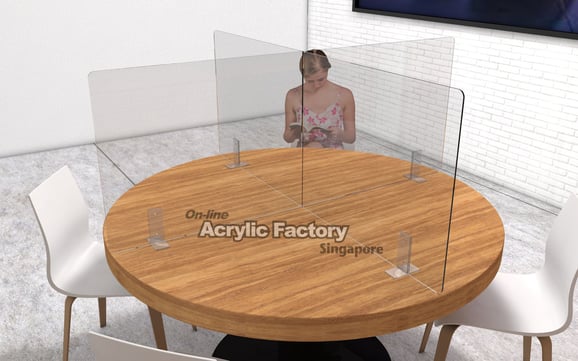 Acrylic shield Type4 round