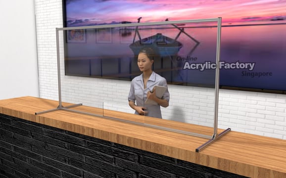 Acrylic partition Type19-1