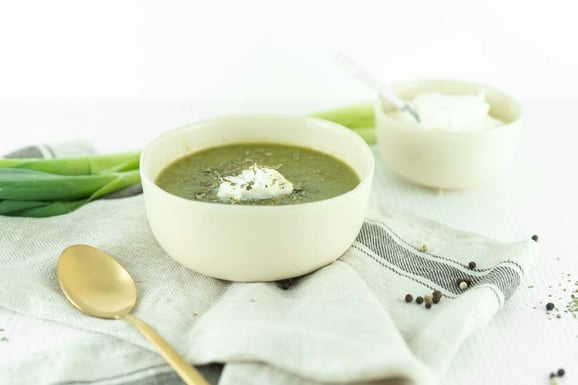 Lauch-Suppe aus dem Dampfgarer.