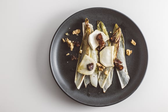 Ziegenkäse-Chicroée-Schnitten aus dem Dampfgarer.