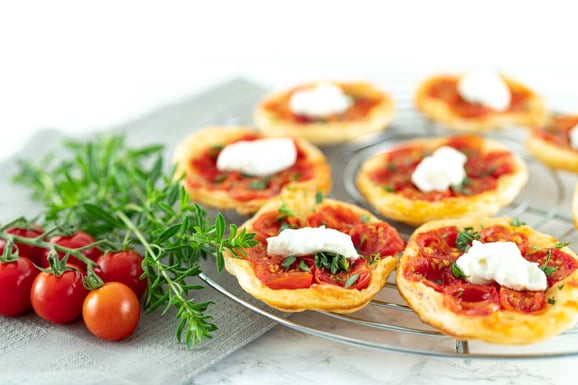 Tomaten Tarte-Tatin aus dem Dampfgarer.