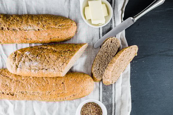 Vollkorn-Baquette aus dem Dampfgarer.