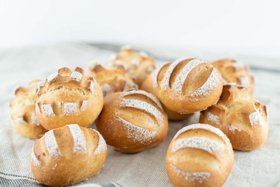 Bauern-Brötchen aus dem Dampfgarer.