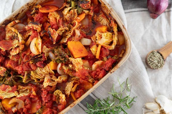 Winter-Ratatouille aus dem Dampfgarer.