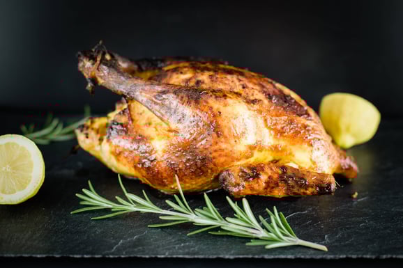 Ganges Poulet aus dem Dampfgarer.