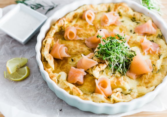 Yorkshire Pudding aus dem Dampfgarer.