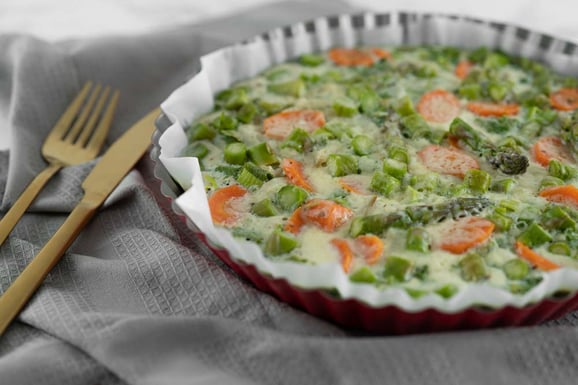 Ofenomelette aus dem Dampfgarer.